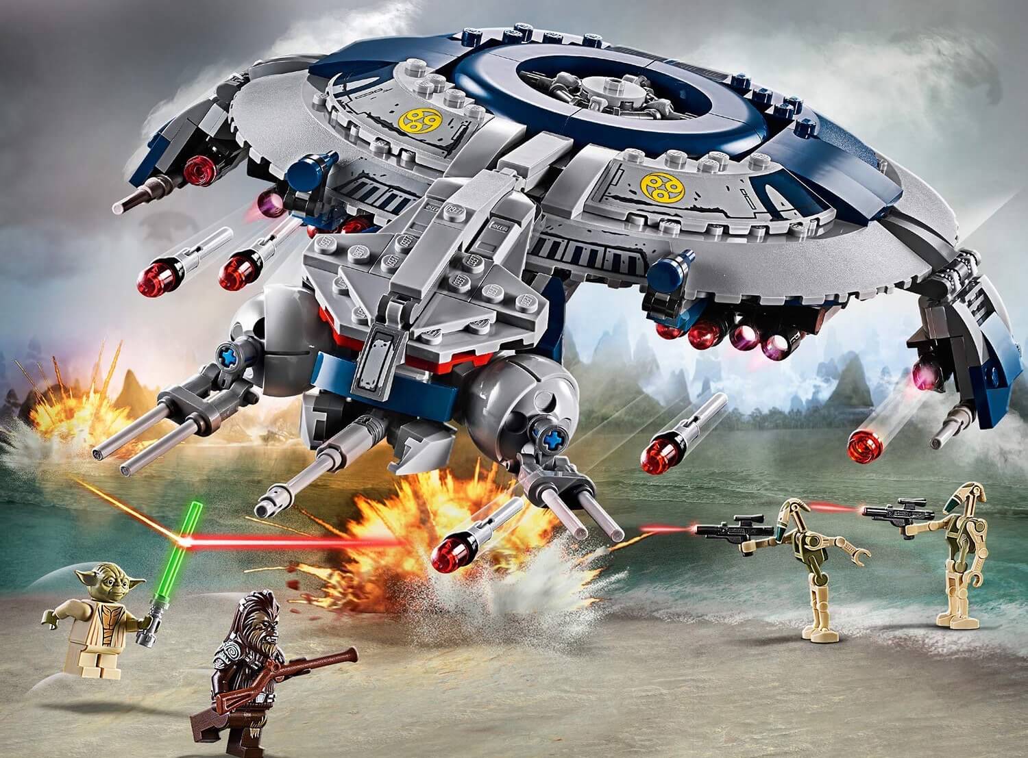 乐高星球大战系列 lego star wars 75233 - droid gunship 机器人炮艇