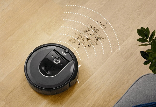 irobot roomba i7558智能扫地机器人 带自动集尘充电座,到手499欧