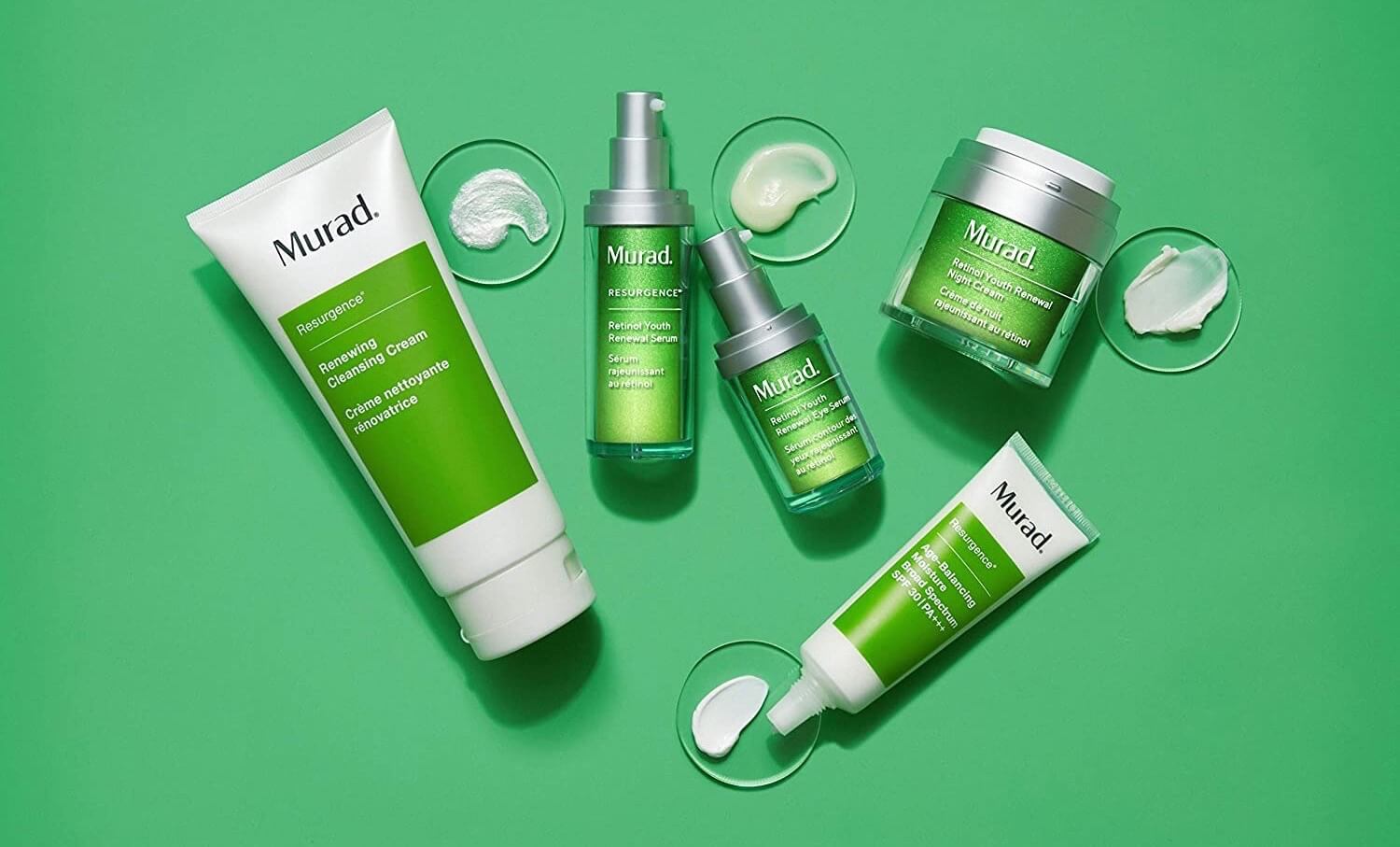 超级牛的专业祛痘抗衰老品牌慕拉 Murad 全场7.4折闪购!视黄醇5件套,到手37.7欧,原价50.95欧!!