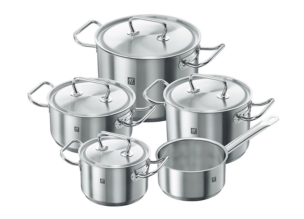 德亚黑五秒杀！Zwilling双立人Twin Classic锅具5件套，原价329欧，132欧！