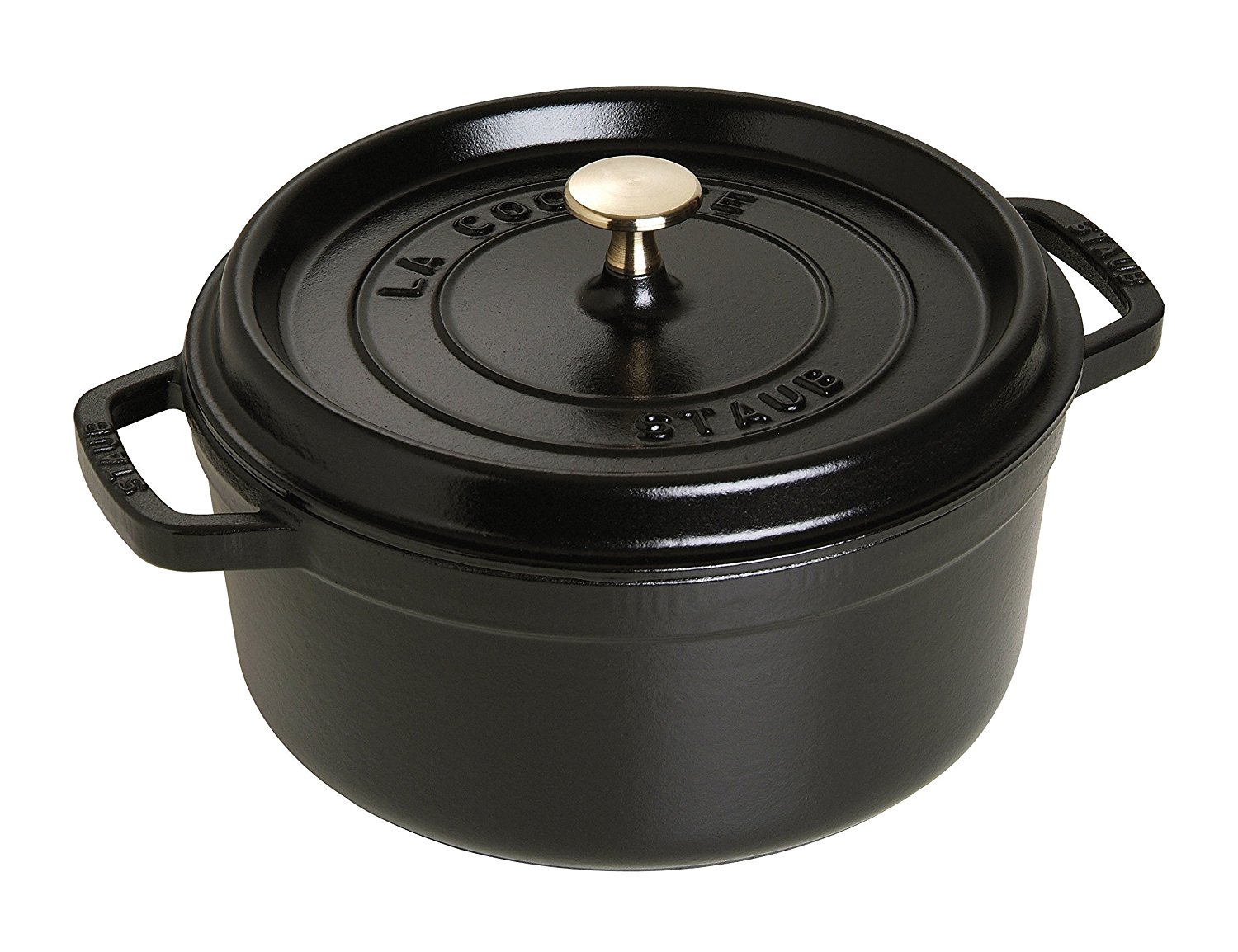 “好先生”同款质感磨砂纯黑 Staub 珐琅锅 24cm 原价312.99欧,到手109.99欧!闪购!