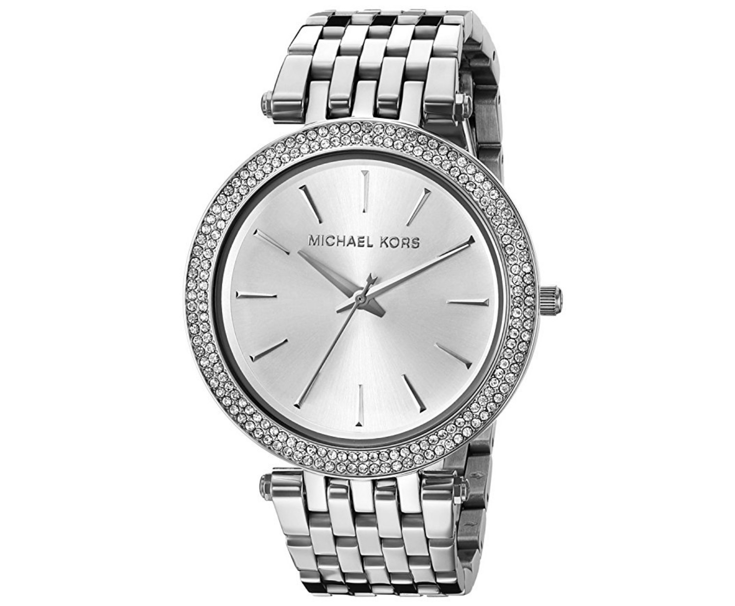 Michael Kors MK3190  经典女款腕表,金属风带钻,原价249欧,到手144.06欧