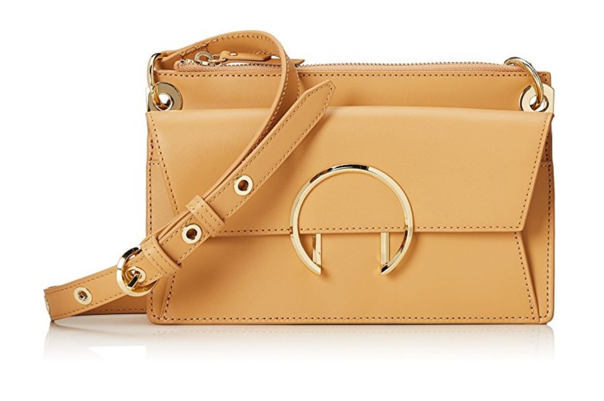 德国本土轻奢时尚服装品牌 Liebeskind Berlin Damen Pouchm Daddy5 斜跨肩背包双层风琴包款, 特价46.99欧,原价179欧!