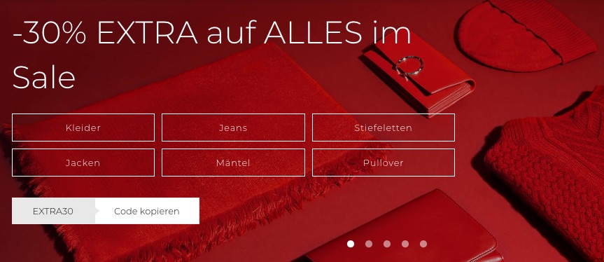 About You全场三折起+折上7折!快收大牌Hugo Boss/Tommy Hilfiger/Marc O'Polo