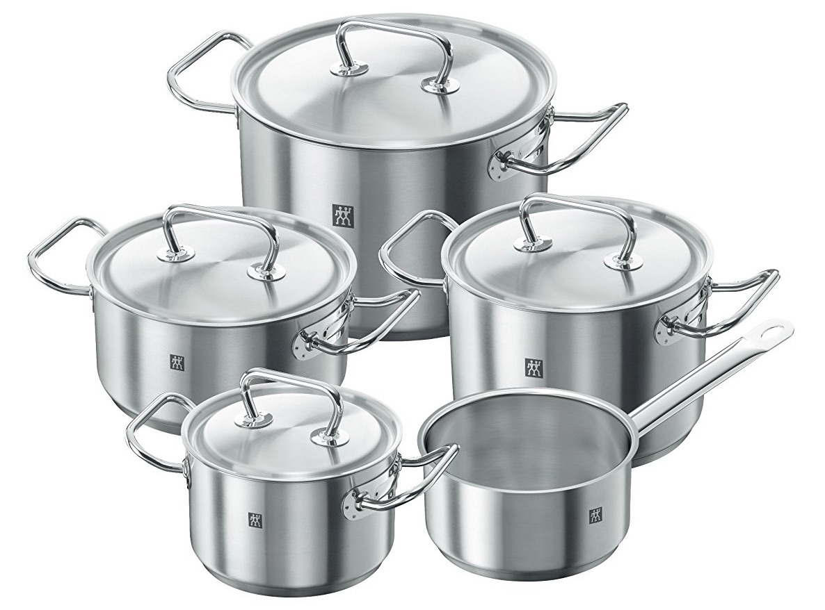 双立人 Zwilling Twin Classic 不锈钢 锅具5件套,到手133.95欧,原价329欧!全德免邮!