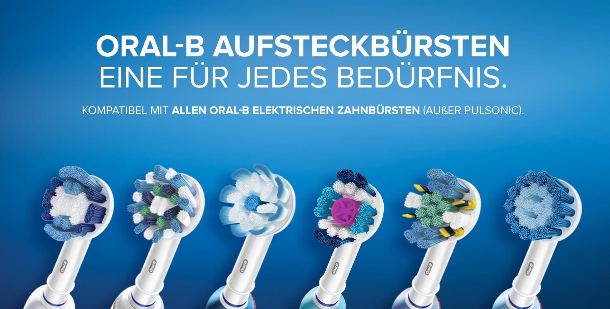 欧乐Oral-B 多款电动牙刷刷头4只装!最低4.3折!全部到手 9欧!牙刷头囤起来!