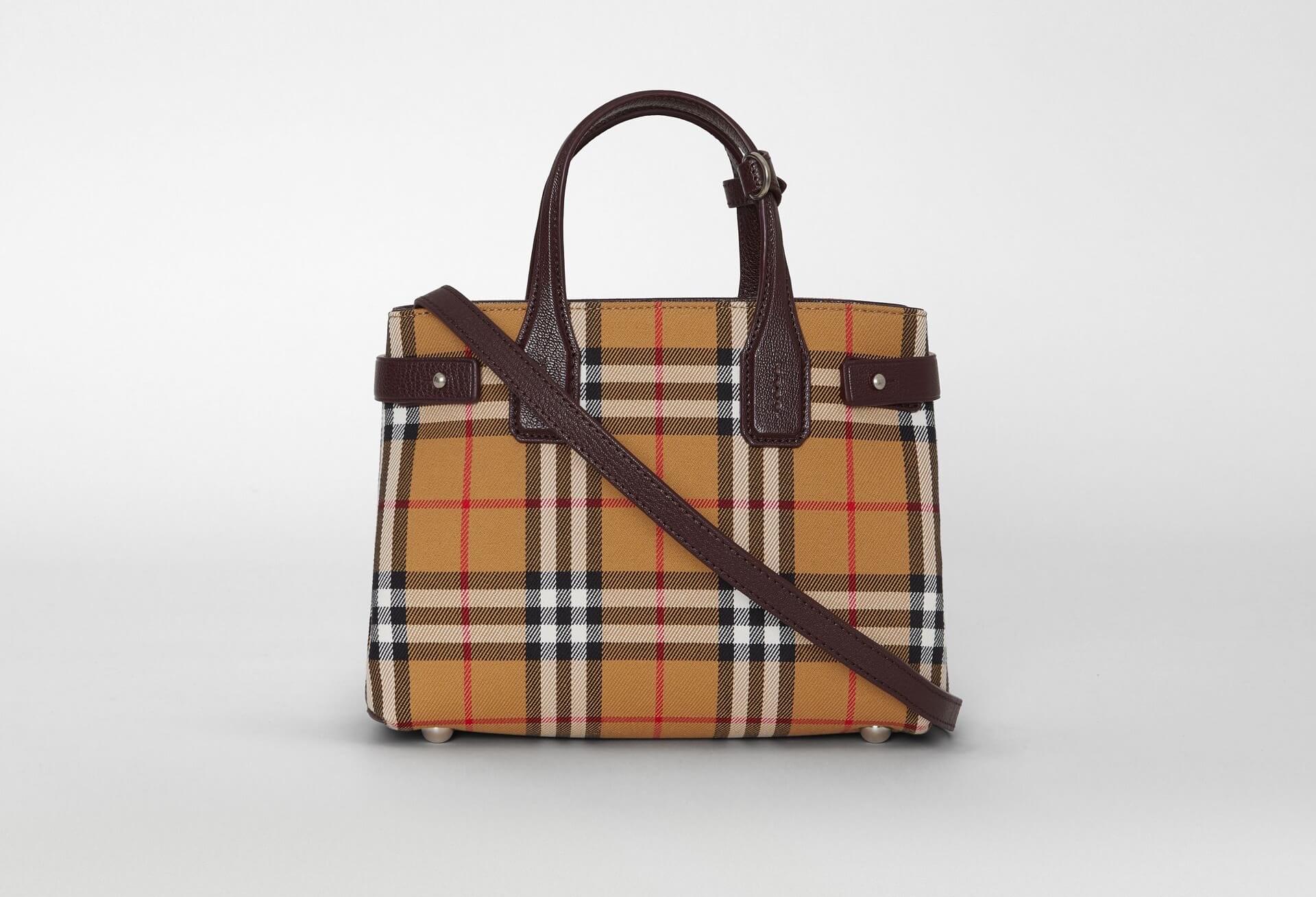 超经典英伦经典巴宝莉Burberry 格纹斜挎包直降470欧 !到手779.99欧,原价1250欧!