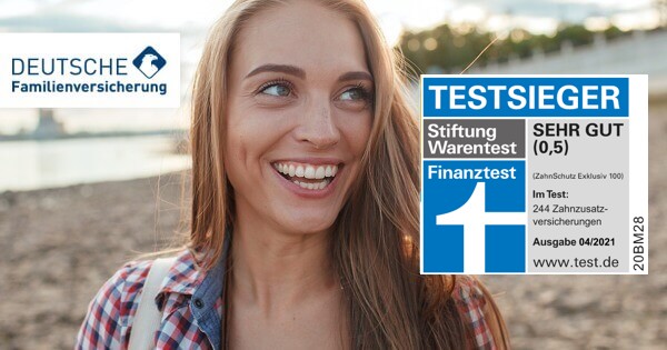 DFV牙齿附加险最高100%报销!性价比最高,测评0.5超高分!德国最好牙齿附加险推荐! 现在送45欧的Amazon代金劵!