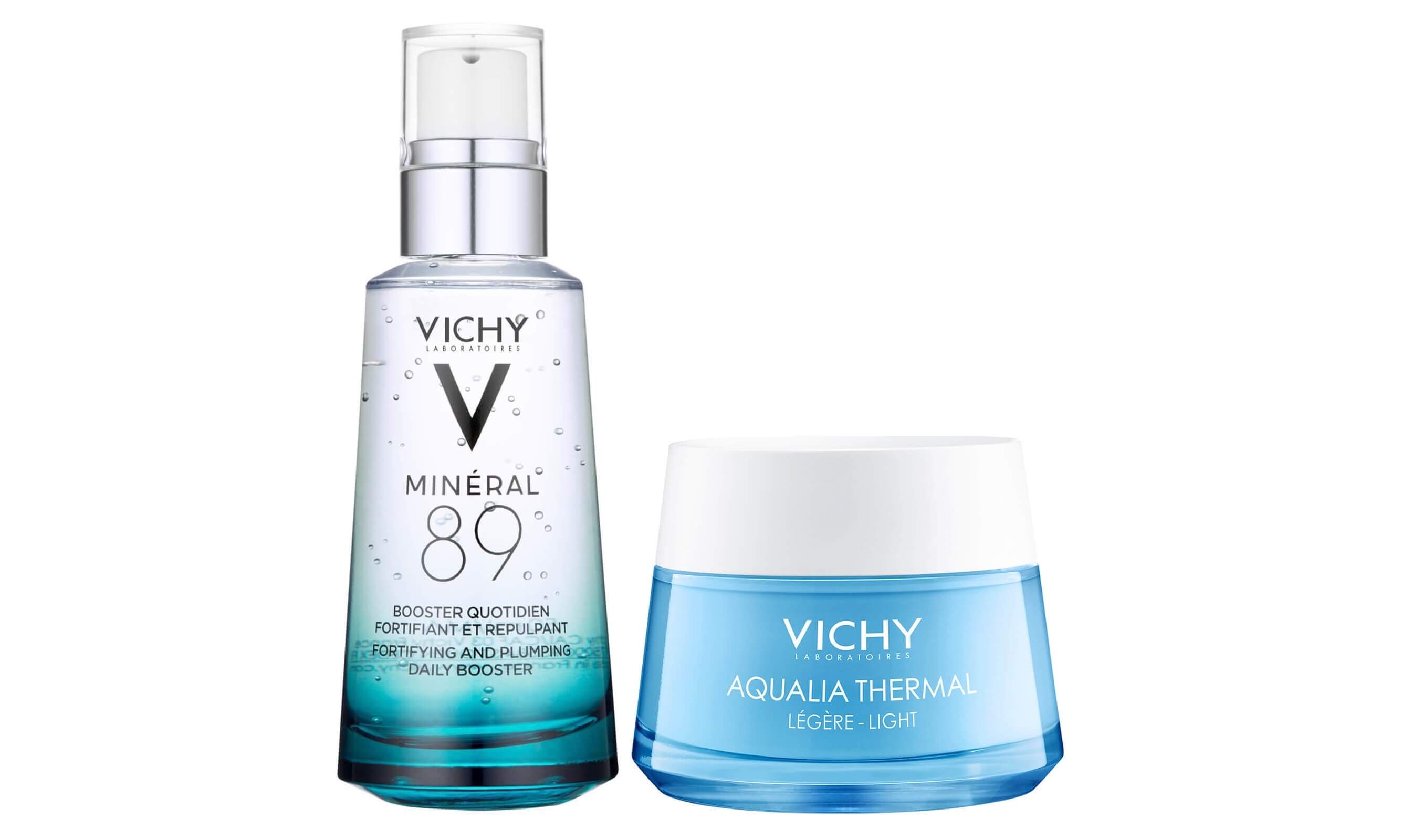 法国三大药妆品牌之一薇姿 VICHY 75折+折上9折！89能量瓶+温泉矿物水活霜套装折后仅35.50欧！
