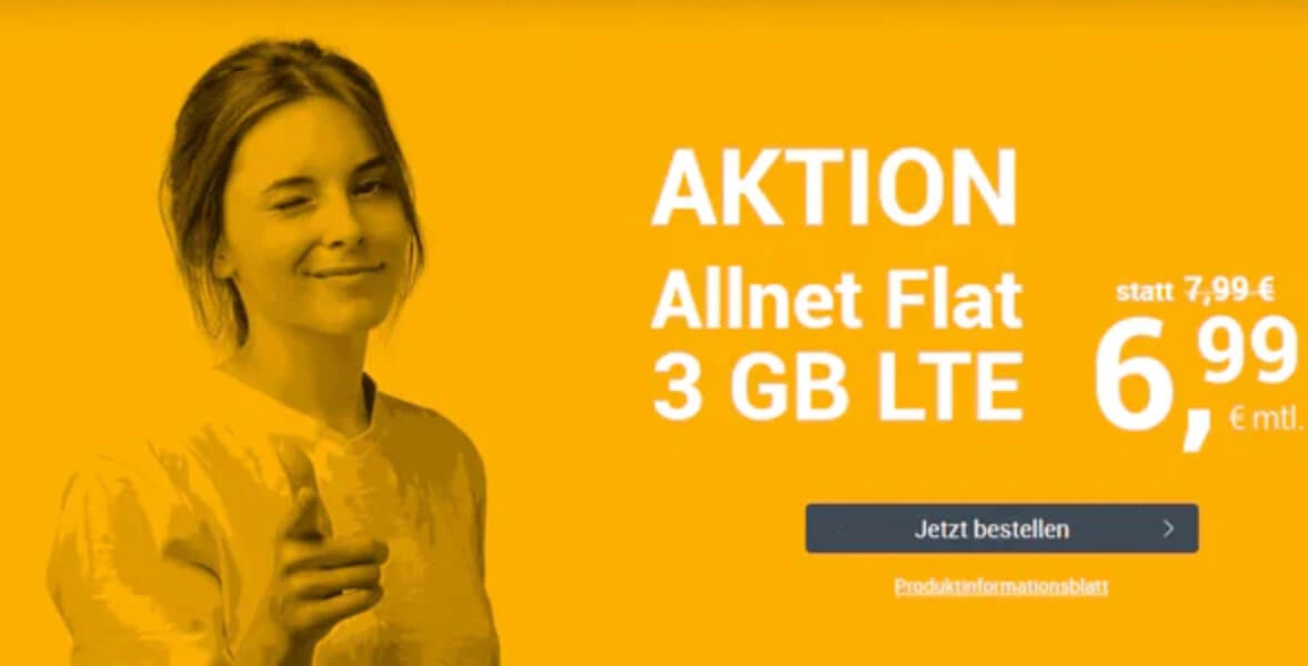 Winsim小黑五大促！包月所有网络电话/短信+3GB上网，欧盟漫游，月租只要6.99欧+免接通费！