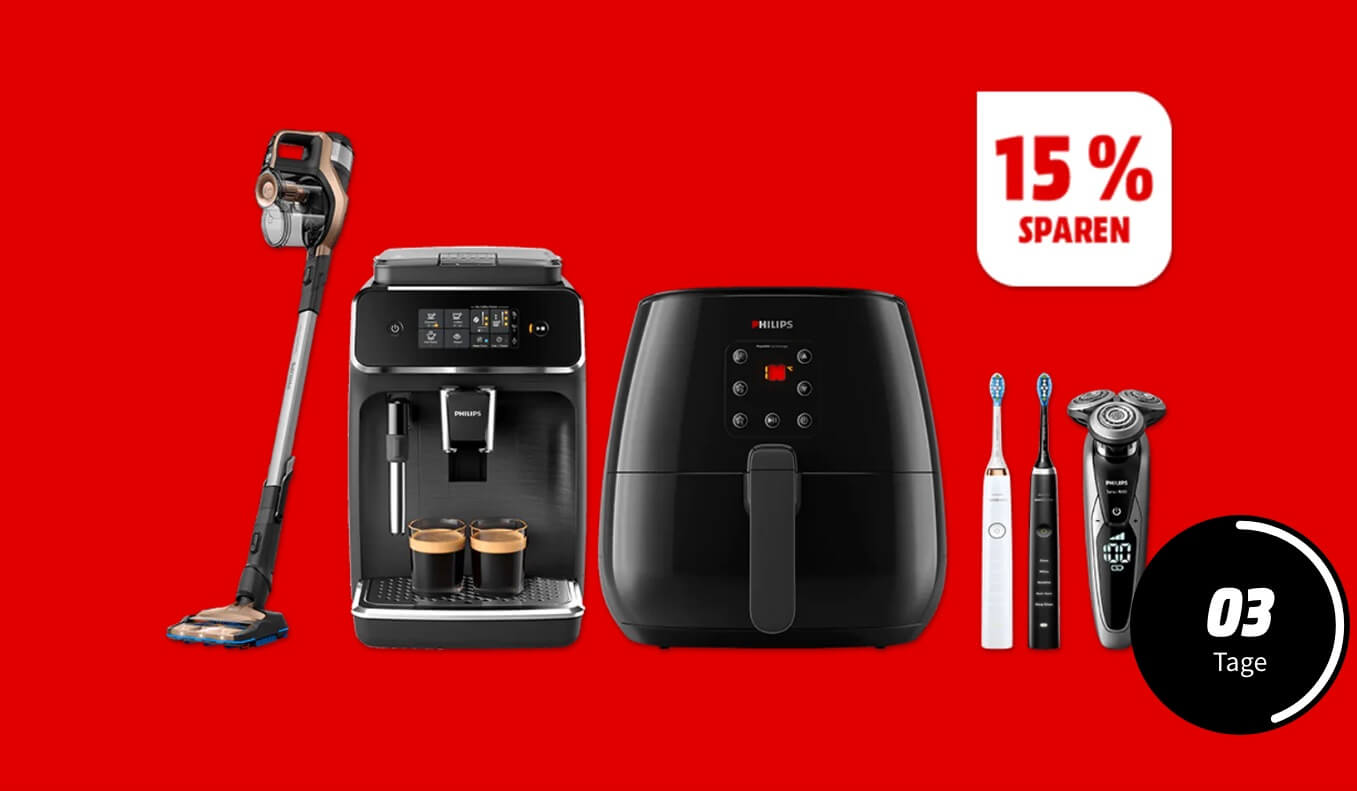 飞利浦Philips 家居个护电器全场 低至5折+折上85折!超低价收吸尘器 电动牙刷 空气炸锅 剃须刀 脱毛仪等!