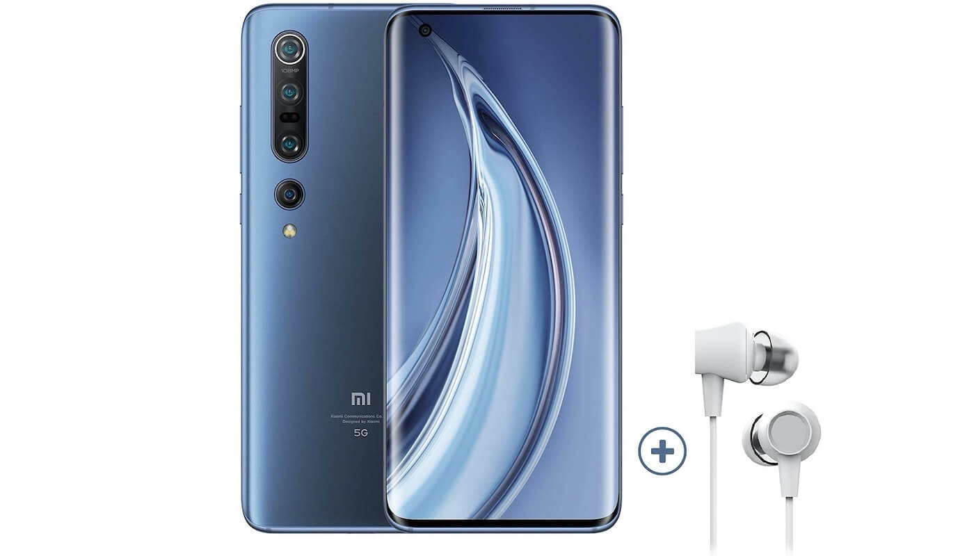 小米10 5G智能手机 6.67寸FHD+打孔屏 8GB/256GB 1亿像素相机 钛银黑，特价666欧+送耳机，原价899欧！！