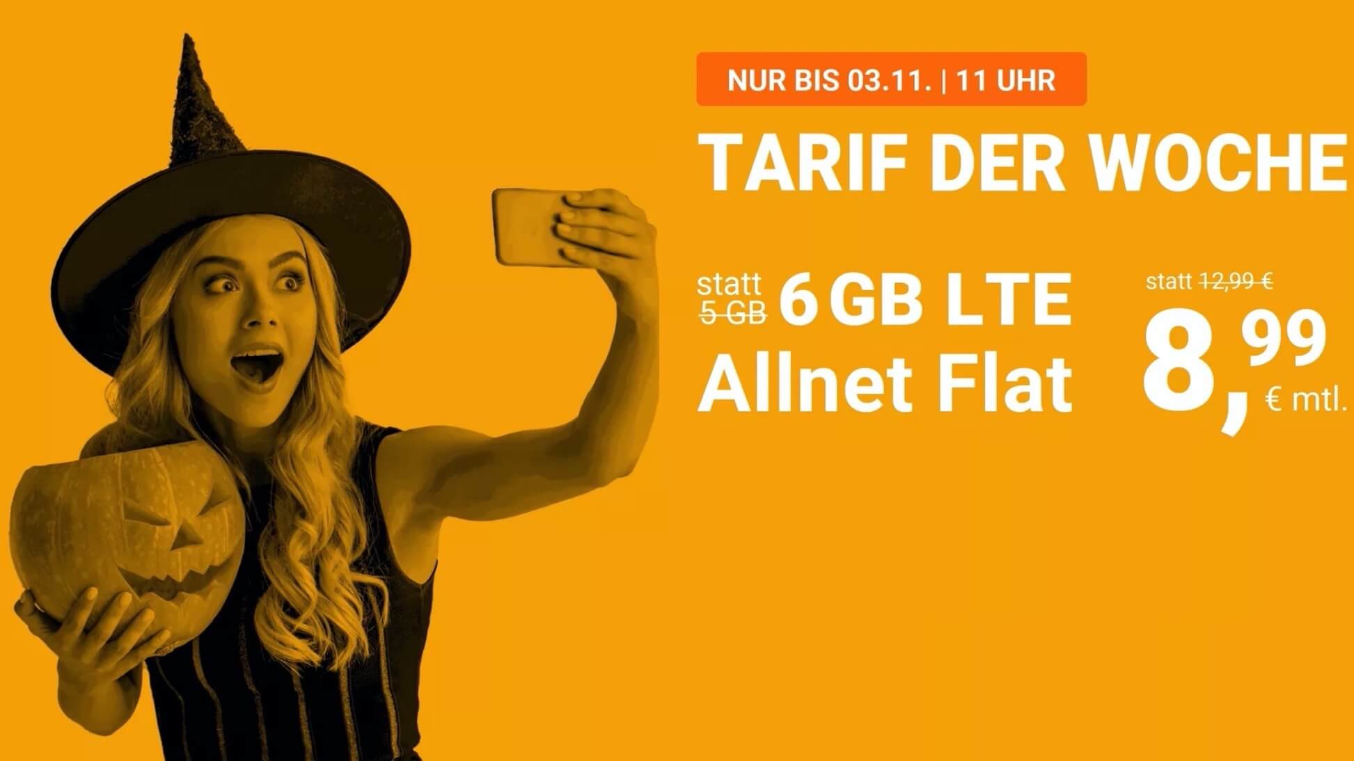 推荐手机合同!包月德国境内网络电话/短信+6GB上网,欧盟漫游,月租只要8.99欧+免接通费!原价12.99欧!