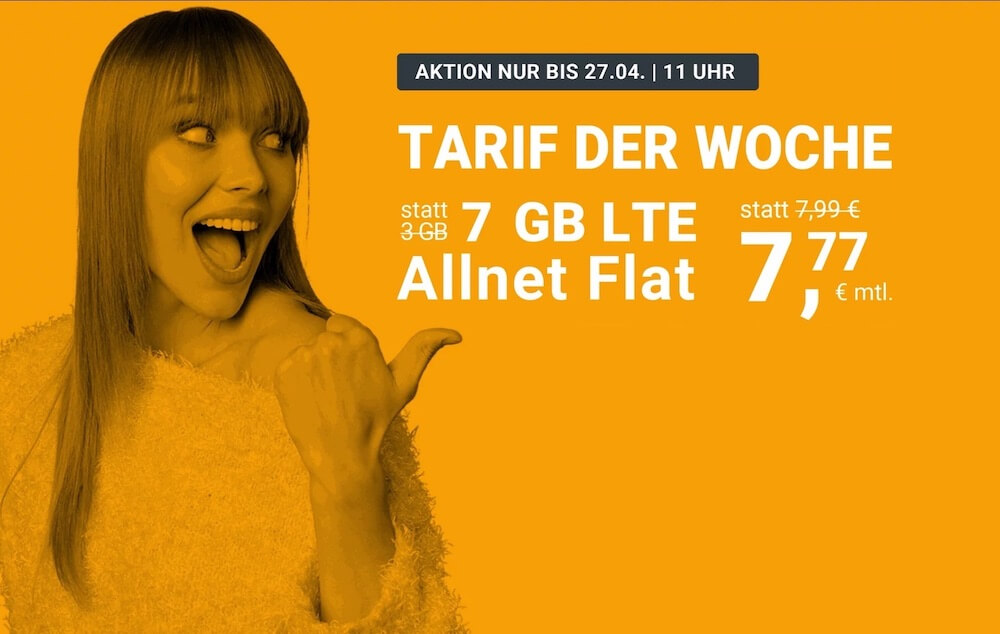 O2网络包月德国境内网络电话/短信+7GB上网，欧盟漫游，到手7.77欧，原价12.99欧！！