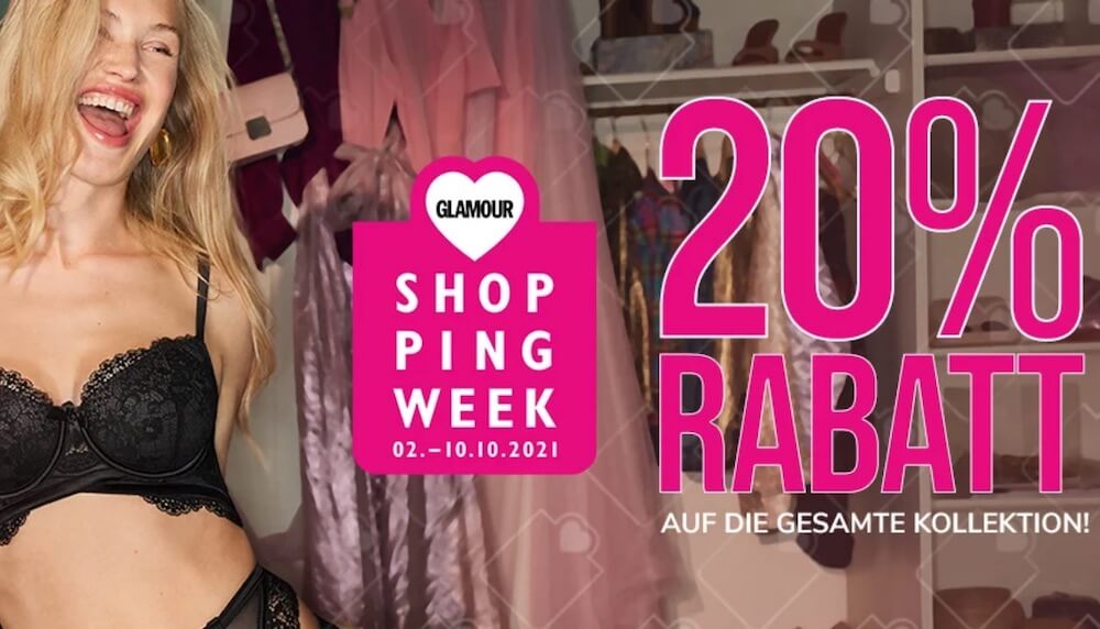 荷兰百年高品质内衣品牌 Hunkemöller 德国官网Glamour Days活动 全场8折!所有商品都参加活动!