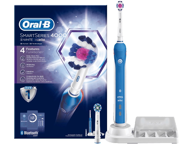Oral-B Smart Series 4000 蓝牙版3D电动牙刷，原价179欧，到手57欧！
