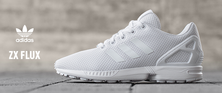 Adidas全场4折起!Adidas ZX Flux白色,吴亦凡,范爷同款!原价99.9欧,到手54.98欧!