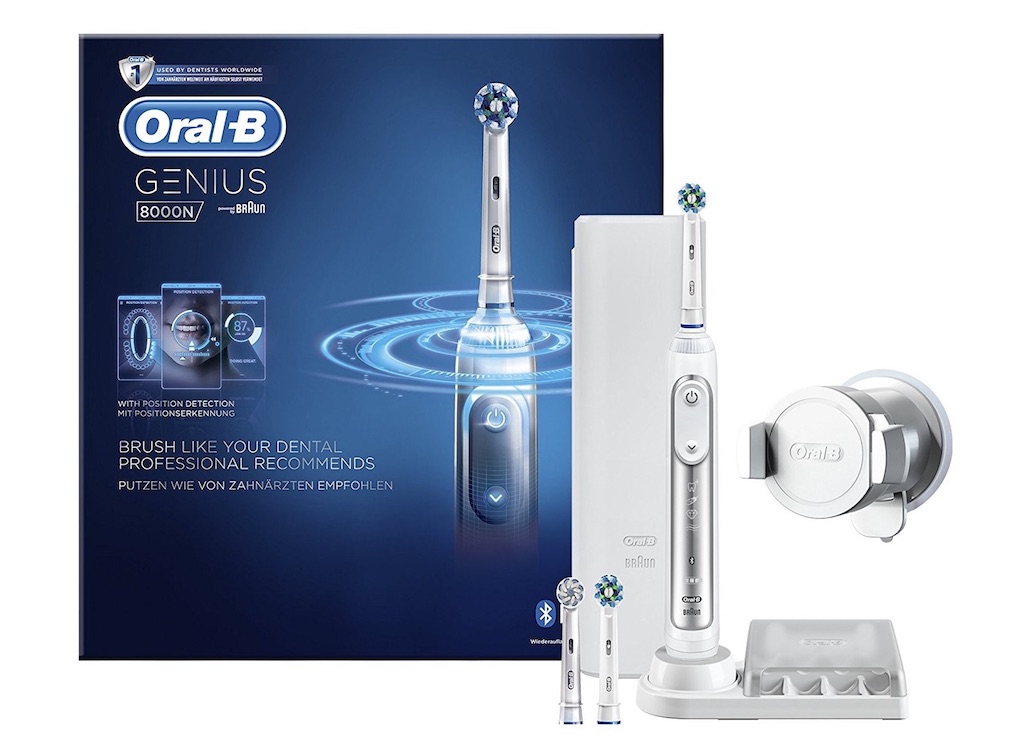 Oral-B Genius 8000 当家顶配款智能Smart Ring电动牙刷,到手99欧,原价244.99欧!特价!