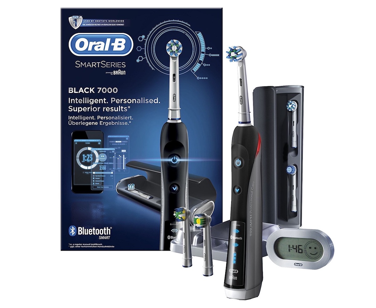 Oral-B Pro 7000 高级蓝牙电动牙刷，原价274.99欧，到手111.99欧！