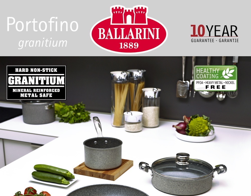 巴拉利尼 BALLARINI Portofino Granitium 炒锅 28cm,现在到手39.99欧!!