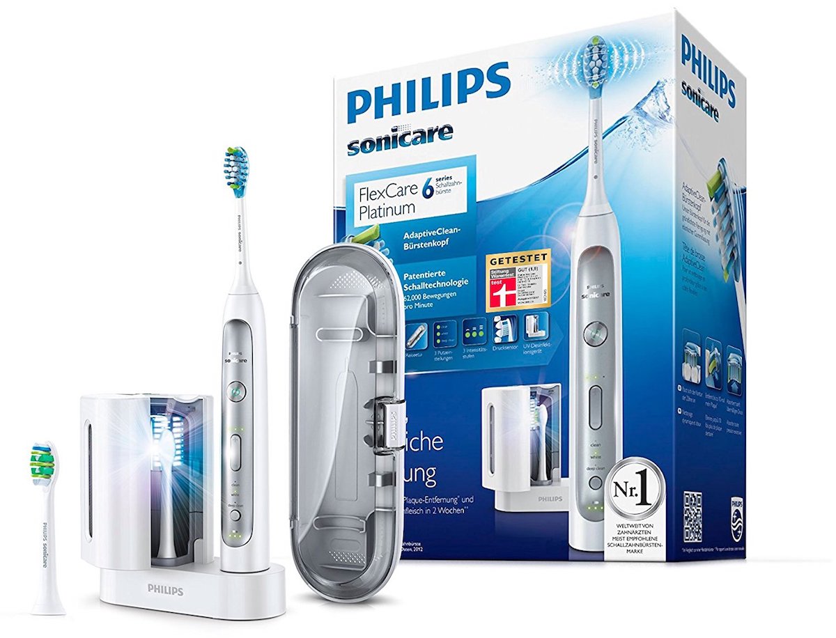 飞利浦 Philips Sonicare FlexCare Platinum HX9172/15 电动牙刷,到手104.99欧,原价189.99欧!