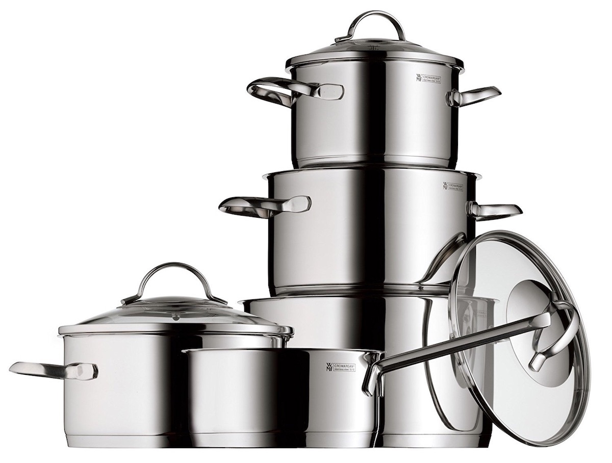 福腾宝 WMF Provence Plus 不锈钢锅具5件套,到手124.99欧,原价239欧!!