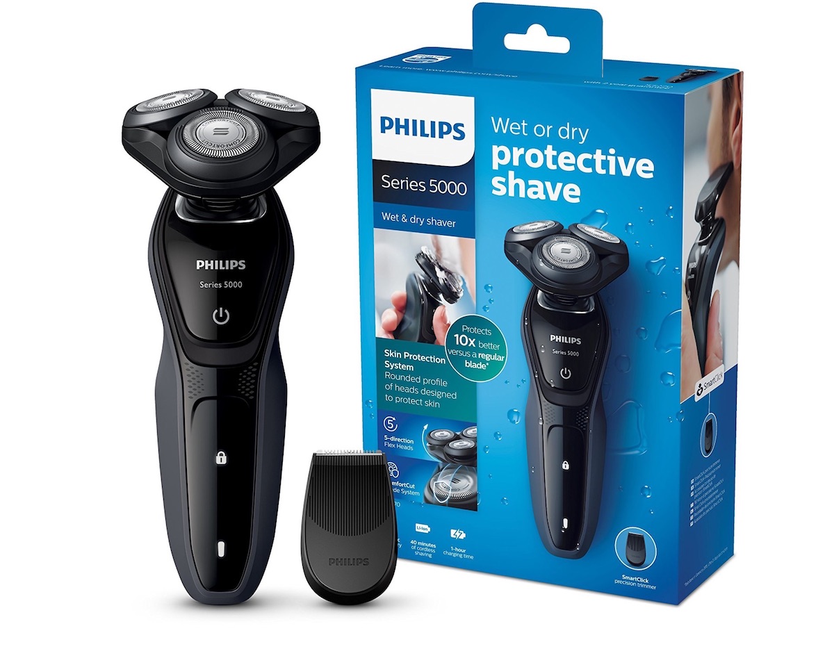 飞利浦 Philips 5000系列 S5270/06 男士干湿两用剃须刀 带精密修剪器，到手53.99欧，原价94.99欧！