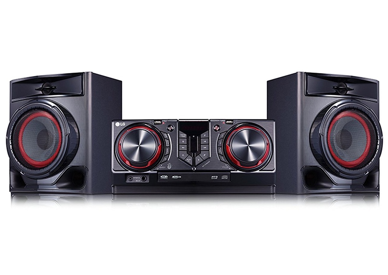 LG CJ44 HIFI 高保真蓝牙音箱音响系统 480瓦 支持USB 带 CD 和 FM 收音机,原价199欧,到手121欧!闪购!