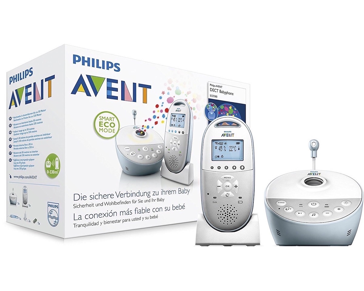 飞利浦 Philips AVENT SCD580/00 婴儿监听电话，到手101.99欧，原价169.99欧！特价！