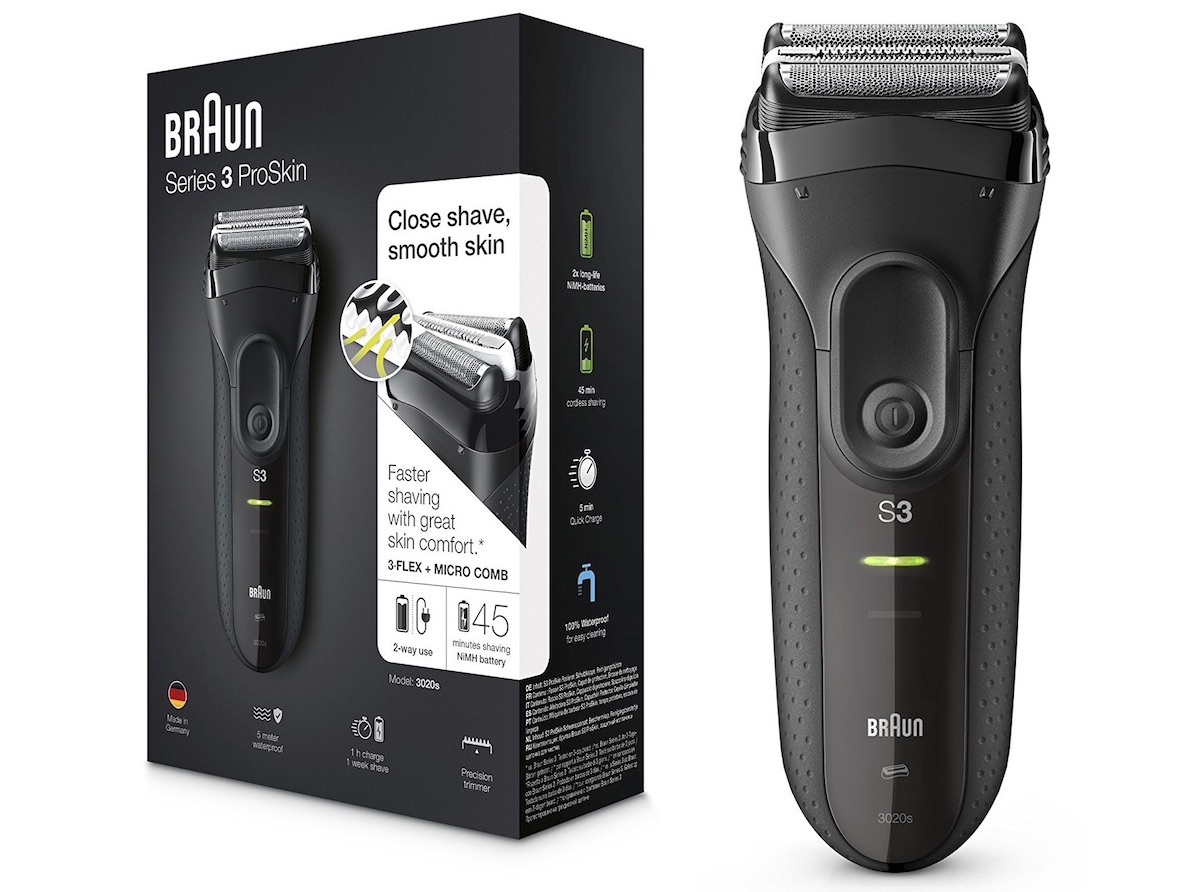 博朗 Braun 3系 3020 干湿两用剃须刀,现在特价59.99欧!+10欧返现!到手49.99欧!