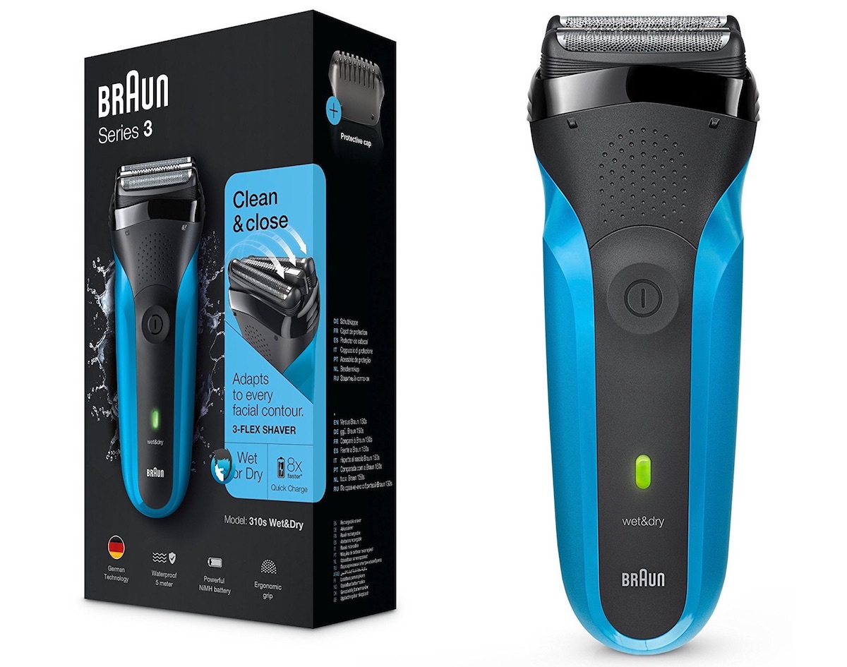 Braun 310s 干湿两用电动剃须刀,到手35欧,特价45欧 + 返利10欧!
