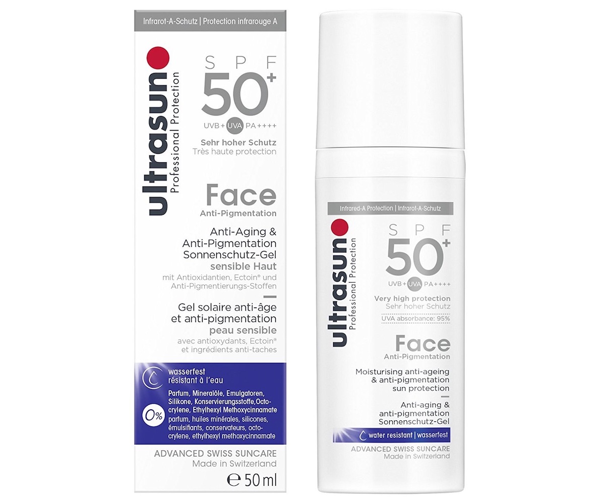 林允推荐!Ultrasun Face Anti-Pigment 高倍美白面部防晒乳 SPF50 50 ml,现在到手26欧!!特价!