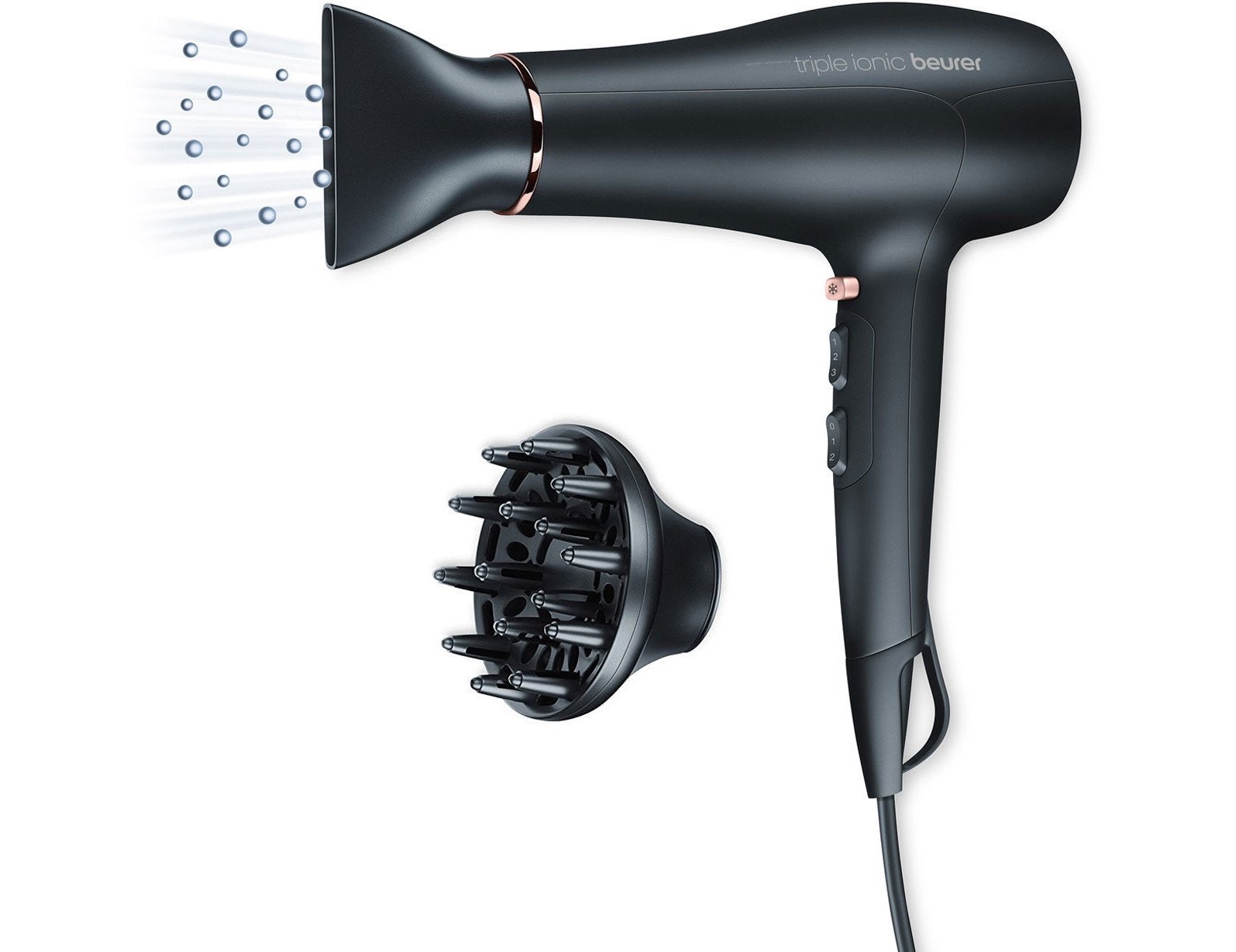 博雅 Beurer HC50 Ionen 负离子电吹风机,现在到手24.9欧!!特价!