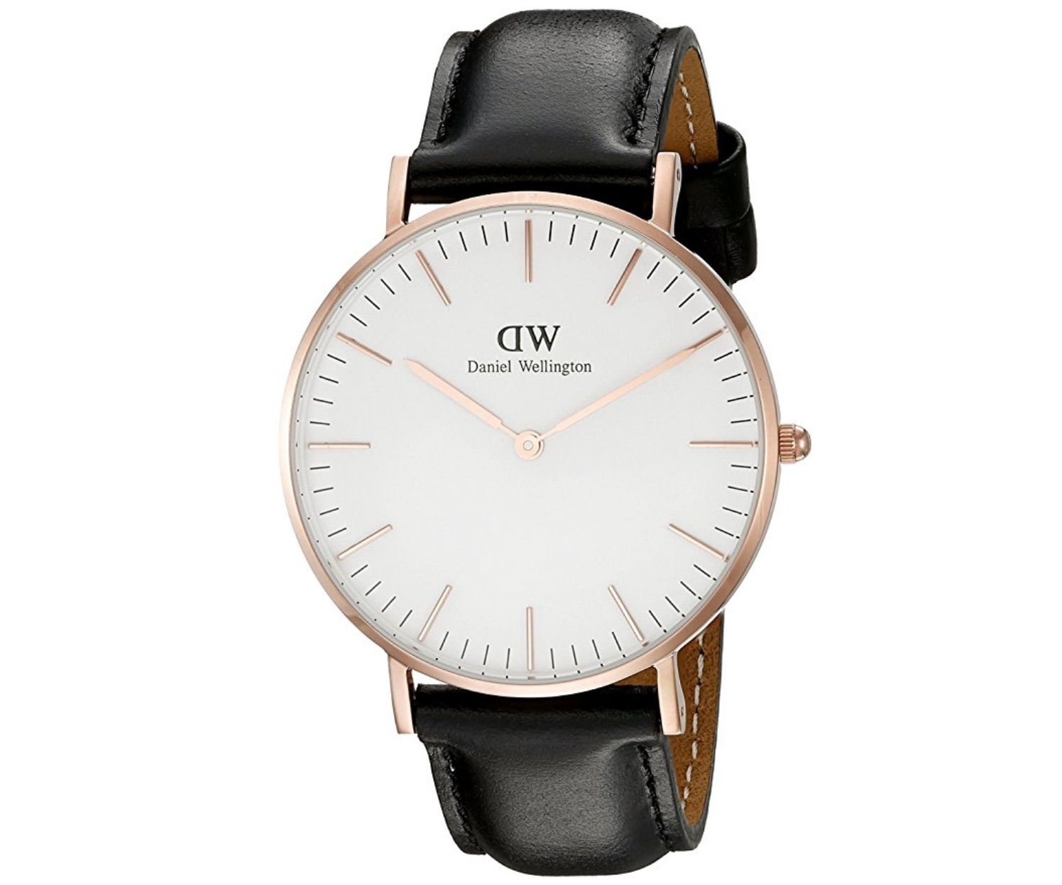 瑞典极简轻奢腕表 Daniel Wellington Sheffield DW00100036 女式优雅腕表 黑色表带 金色表盘 36mm,现在到手72欧!!特价!