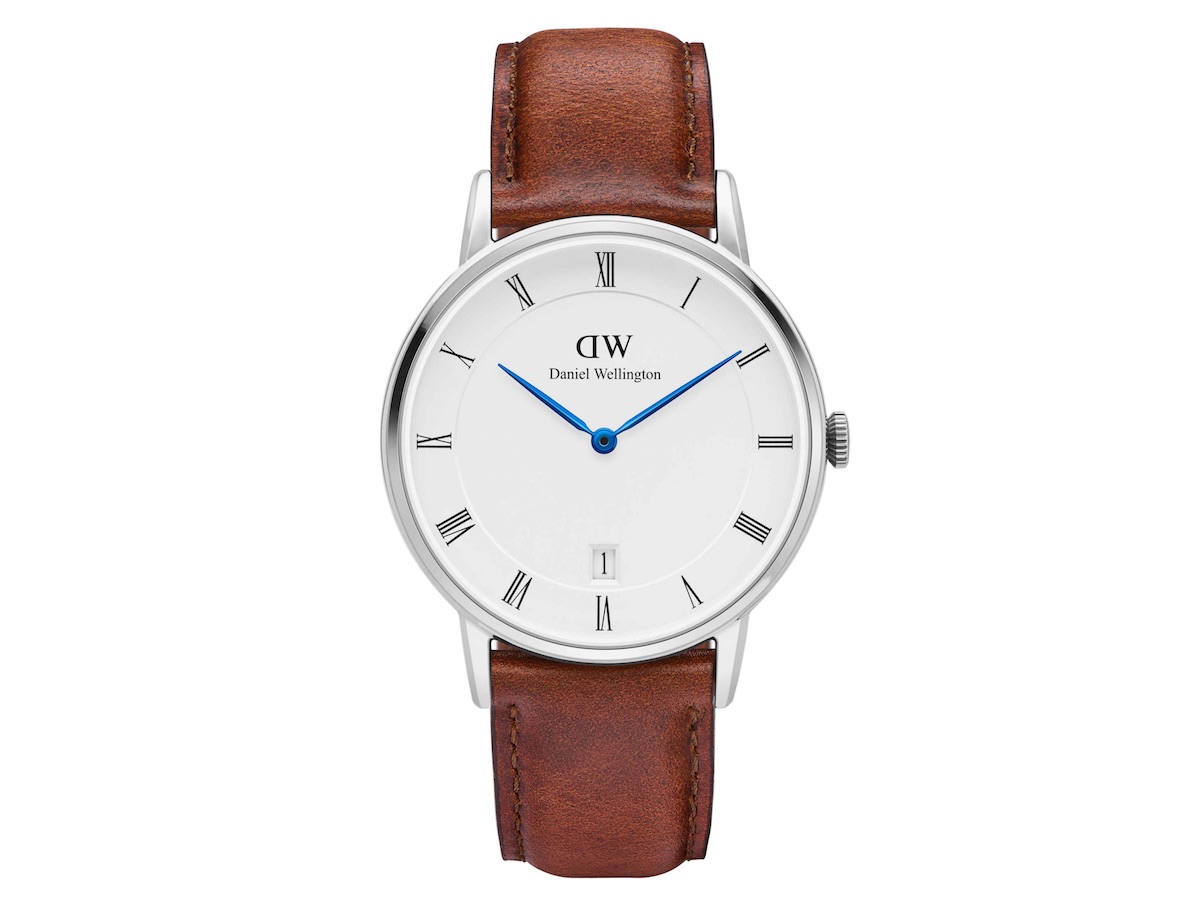 文艺青年最爱!四大时尚手表品牌丹尼尔 惠灵顿 Daniel Wellington全场4.4折折!Daniel Wellington Dapper 经典款蓝针女士手表,原价179欧,到手79.99欧!