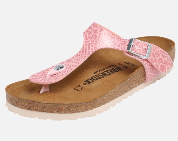 博肯鞋 Birkenstock Zehentrenner Gizeh 粉色软木拖鞋,现在到手52欧!!特价!
