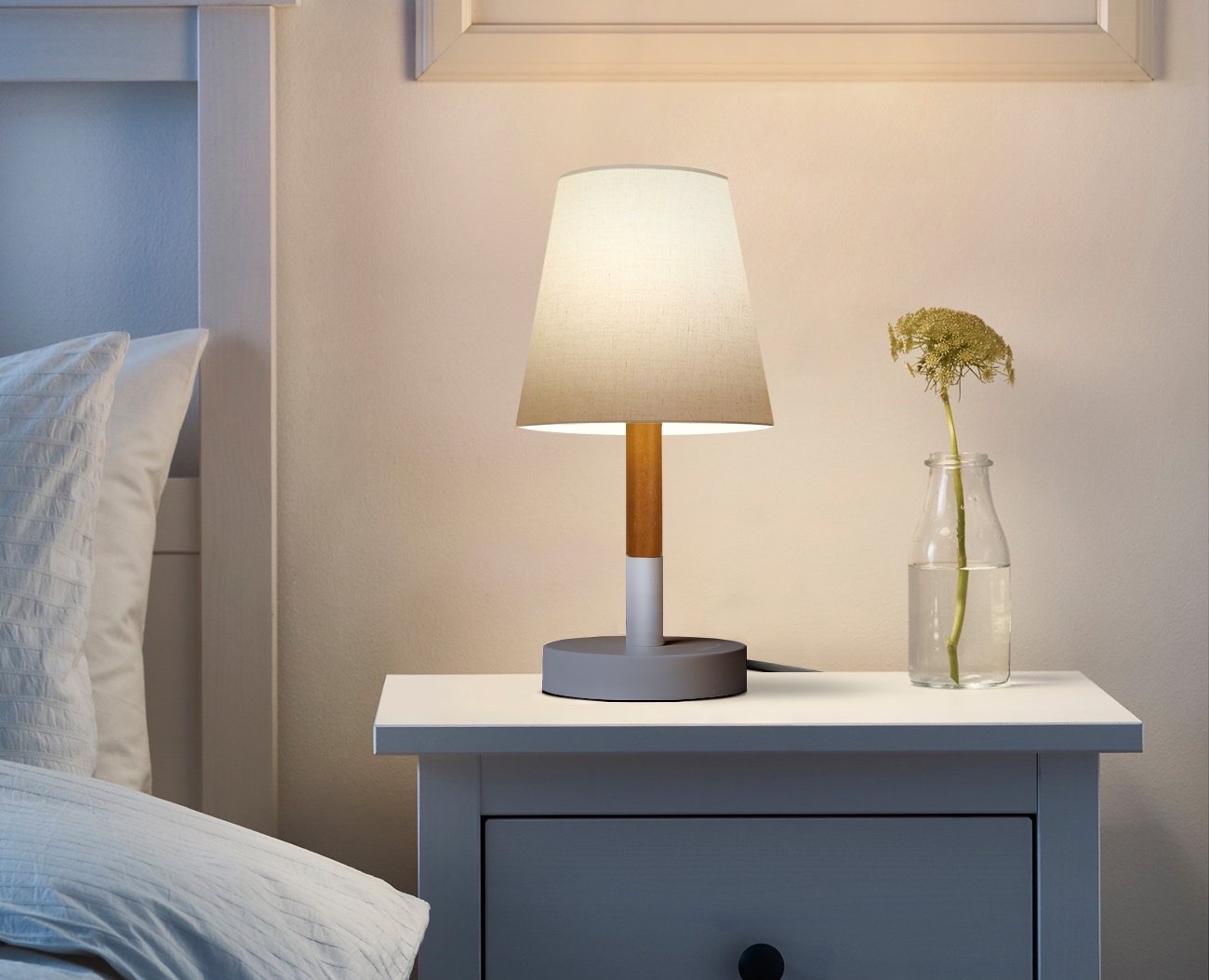 Tomons 木制节能台灯 夜灯，现在到手15.99欧！！特价！