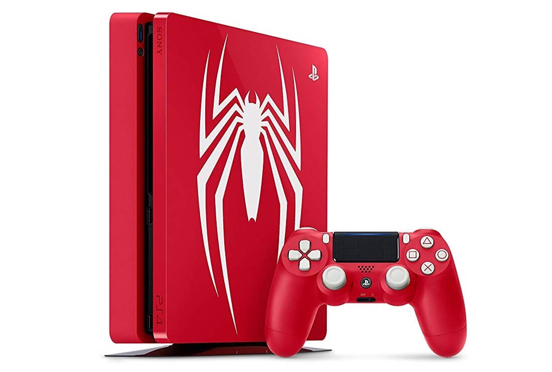 索尼 Sony PlayStation 4 Slim 1TB 蜘蛛侠限量版,新上市,到手398.99欧!