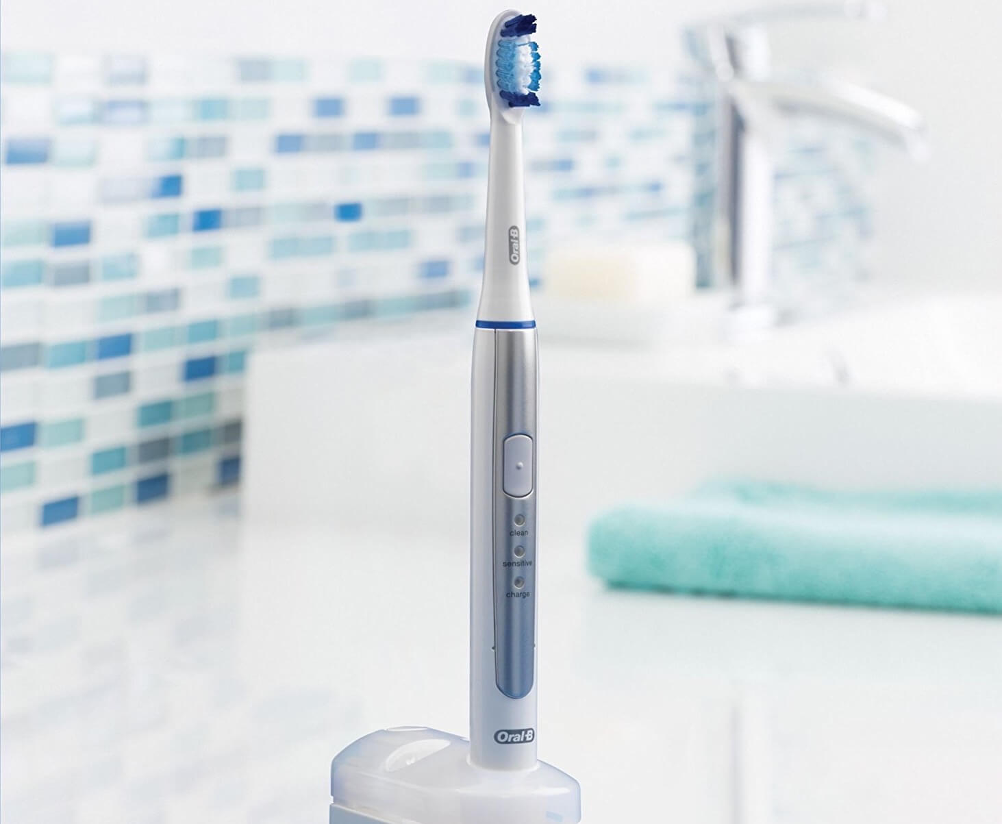 Oral-B Pulsonic Slim 纤细声波电动牙刷 超苗条 玫瑰金 象牙白，到手33欧，原价41.99欧！特价！