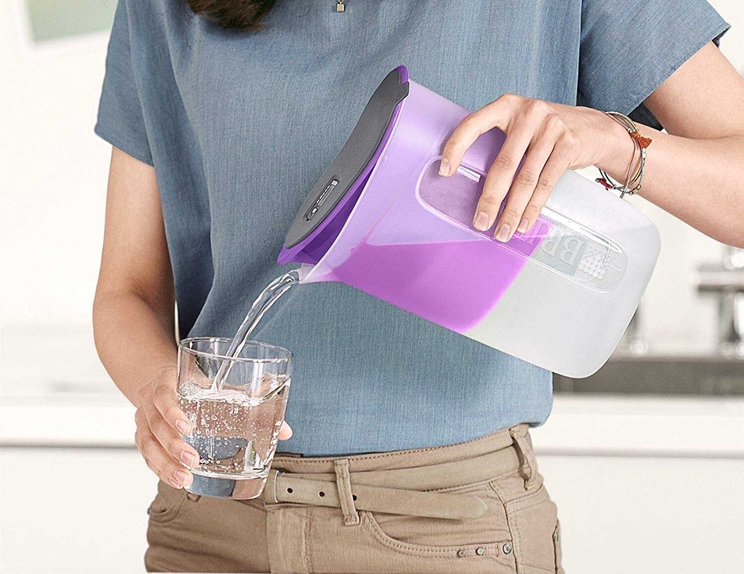 BRITA Fun 彩色滤水壶 紫色 多色可选，到手16.01欧，原价19.99欧！特价！