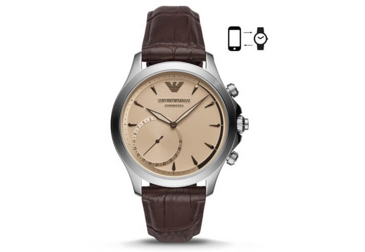 低调奢华！阿玛尼 Emporio Armani ART3014 时尚运动简约多功能男士腕表 智能手表，到手125欧，原价279欧！特价！