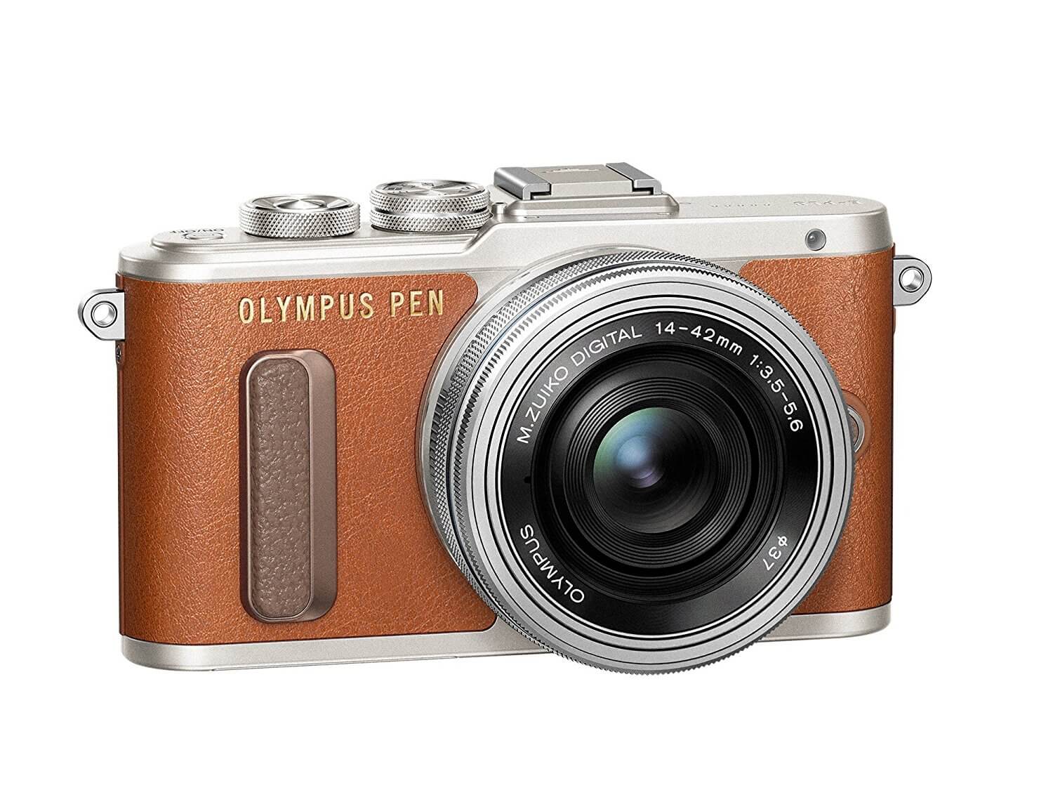 奥林巴斯 Olympus PEN E-P1 PL8 无反相机 复古文艺棕,到手288.16欧,原价399欧!特价!