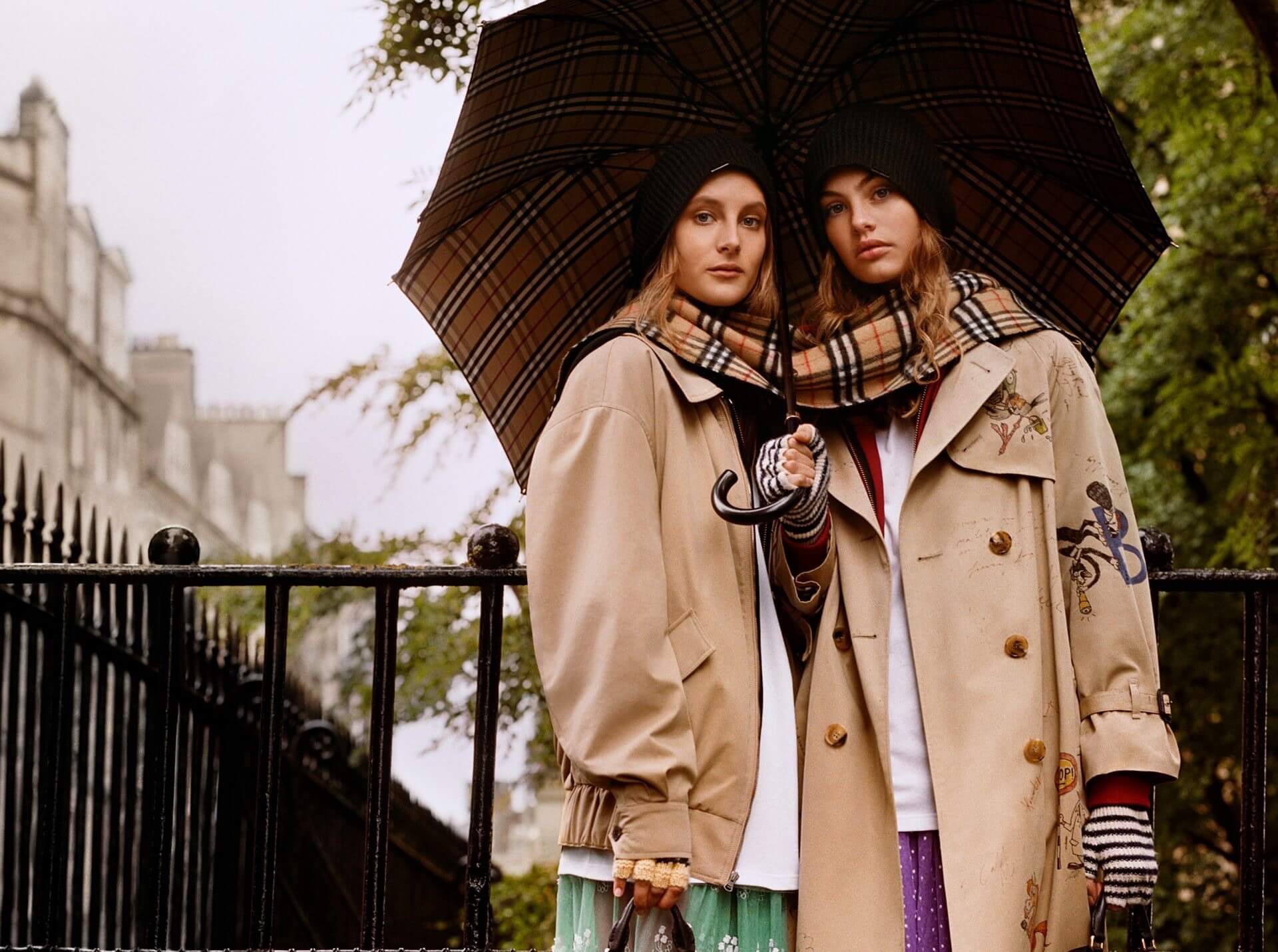 Burberry Vintage 复古格纹羊绒围巾 230cmX30cm 男女同款，到手499欧，原价650欧！