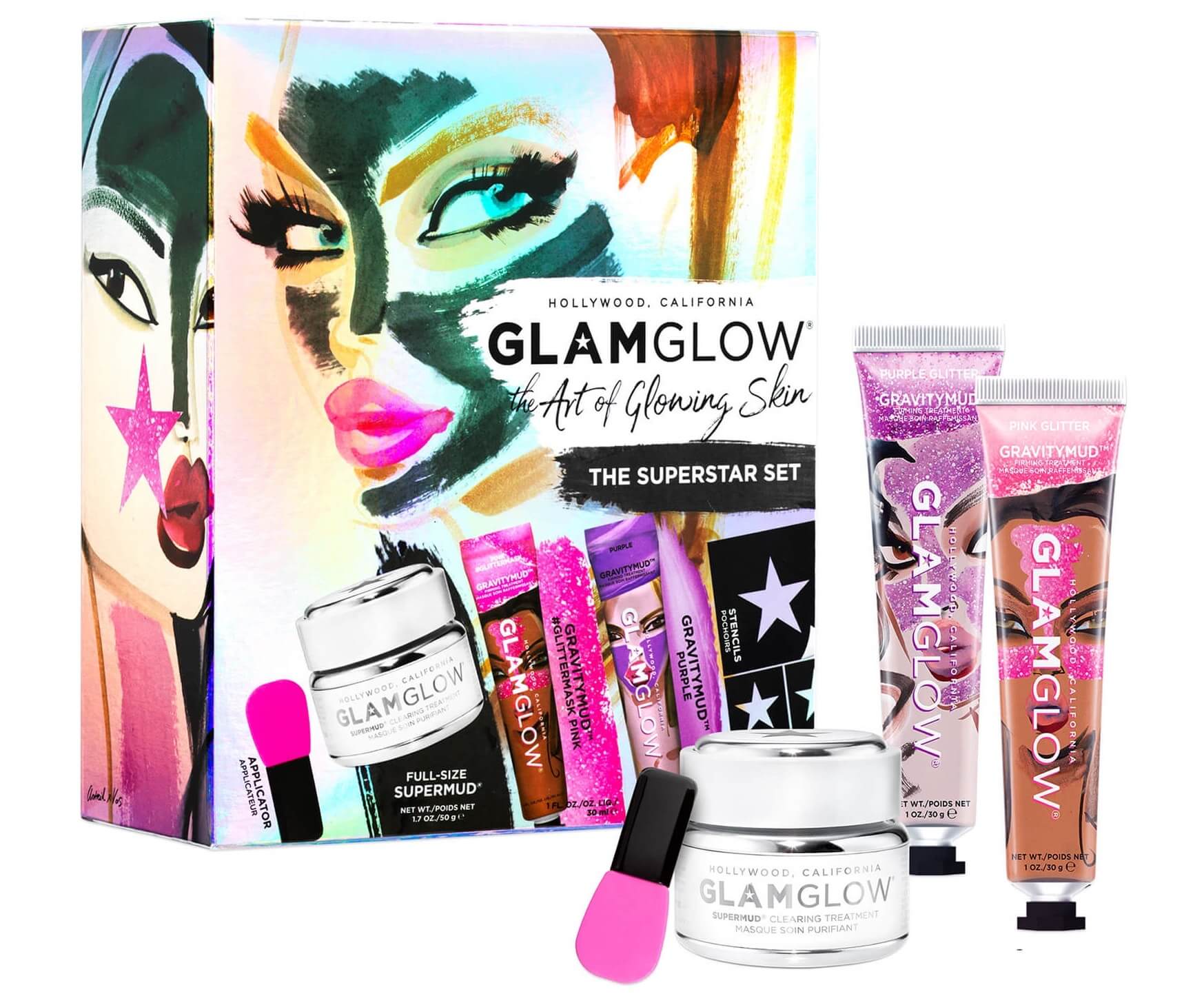 GlamGlow Superstar Set 超级明星面膜套装,到手37.99欧,原价54.99欧!