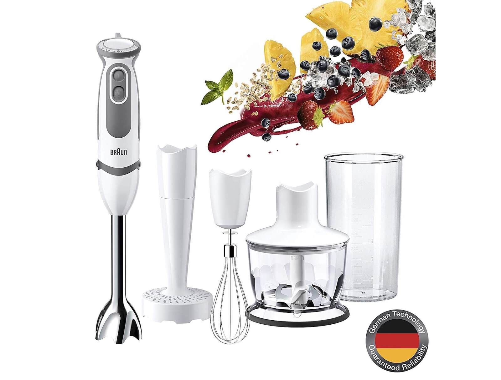 博朗 Braun MultiQuick 5 Vario MQ 5037 手持搅拌器 多功能料理棒,现在到手52.9欧!!