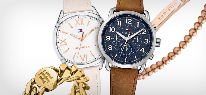 时尚新宠 美国休闲领导品牌 Tommy Hilfiger 腕表+配件,全场4折!