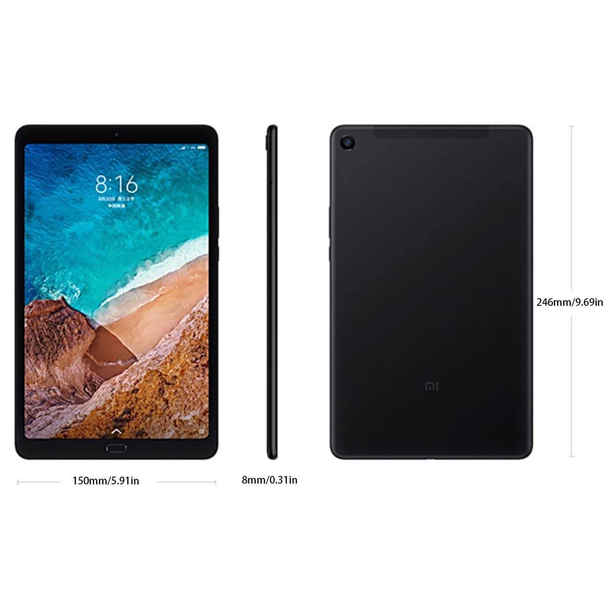小米 Mi Pad 4 Plus 4G 平板电脑 4G/64G 10英寸屏幕 8620毫安电池,现在到手239欧!!