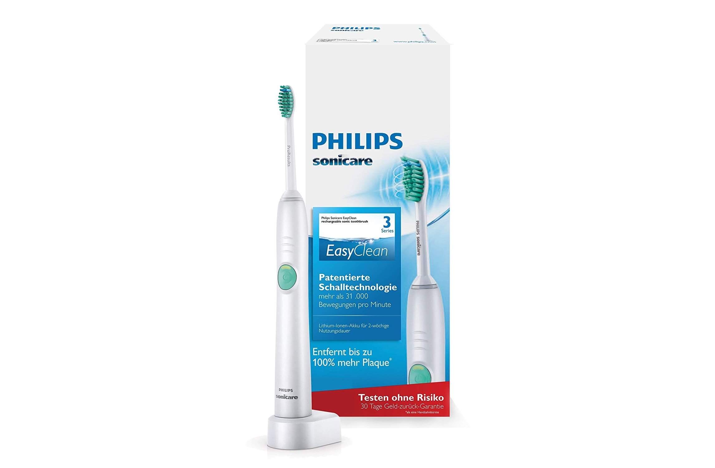 飞利浦 Philips Sonicare EasyClean HX6510/22 声波电动牙刷,到手24.99欧,原价74.99欧!特价!