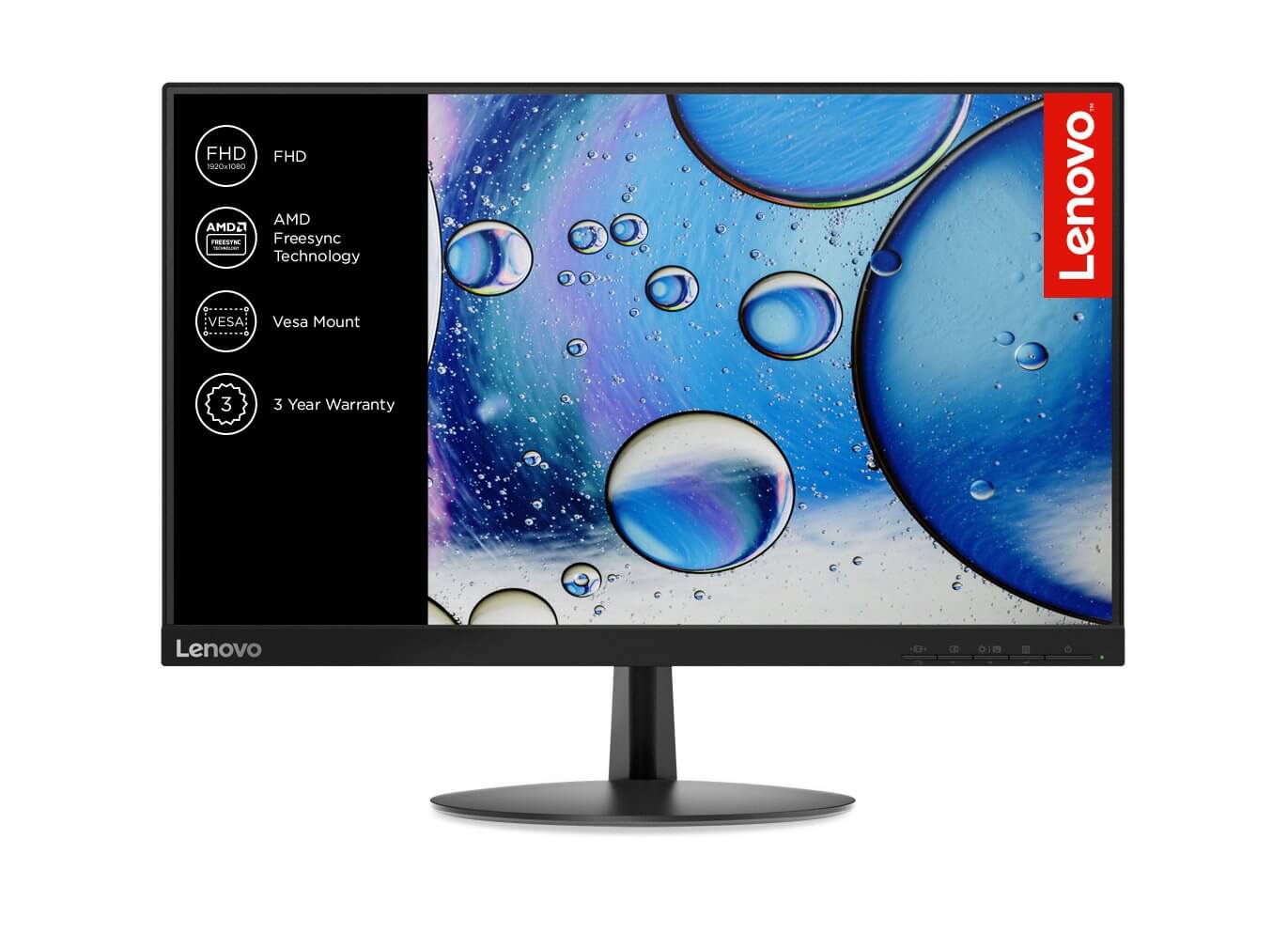 Lenovo L22e-20 - 21.5寸全高清亚光显示器 (VGA,HDMI 1.4,4 毫秒响应时间,AMD FreeSync),到手78.79欧,原价99欧!特价!