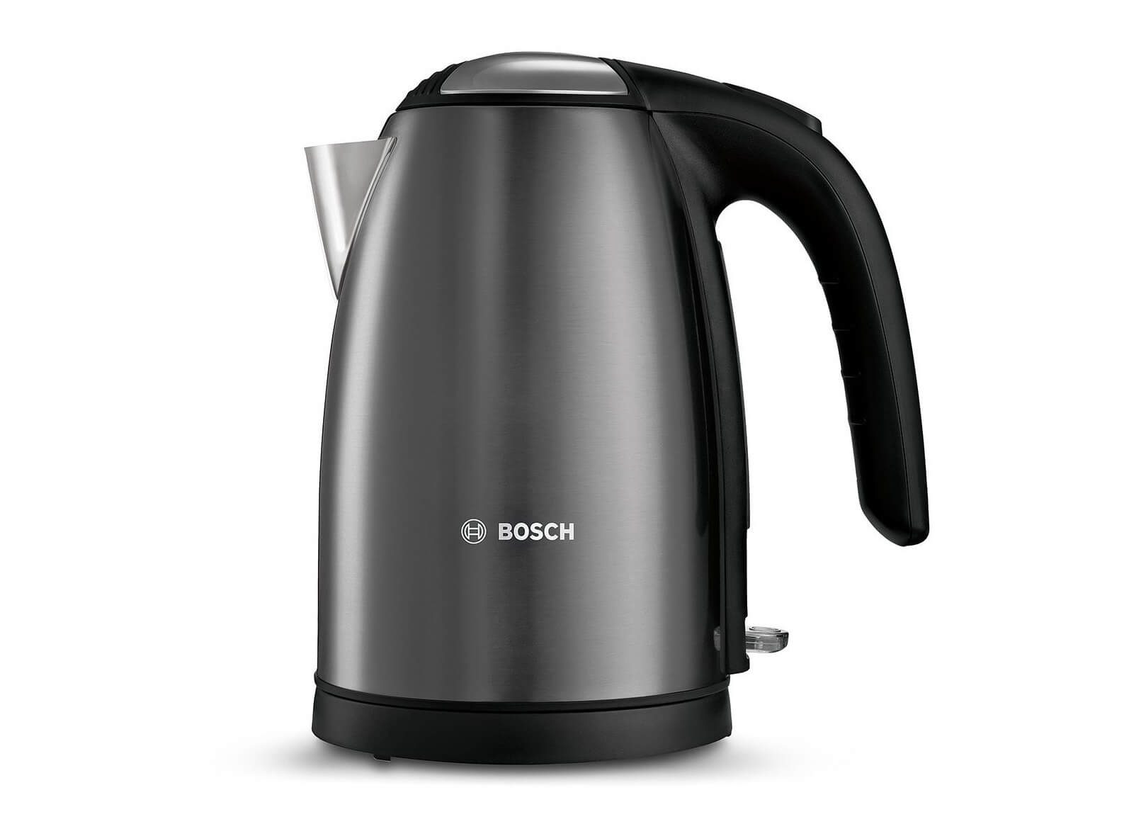 Bosch TWK7805 博世不锈钢烧水壶 1.7L 2200W 黑色，到手34.49欧，原价49.99欧！特价！